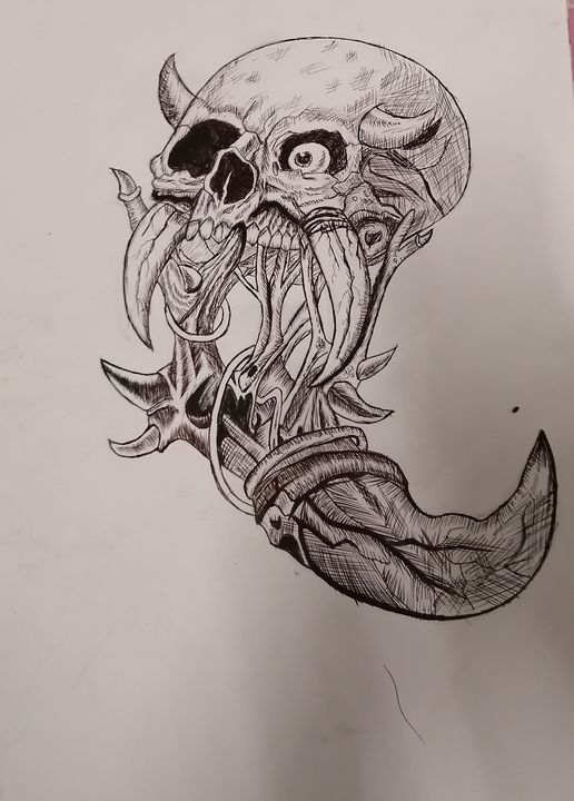 Skull - Laee arts