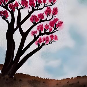 Acrylic Paint Tree - Subhrata Art Gallery - Paintings & Prints, Flowers,  Plants, & Trees, Trees & Shrubs, Other Trees & Shrubs - ArtPal