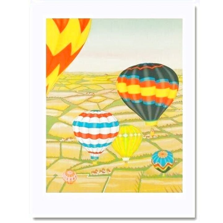 Fanch Ledan【golf course】 【lithograph】（François LEDAN