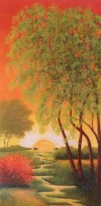 Julia G. "Coral Sunset" - LPM Art Gallery