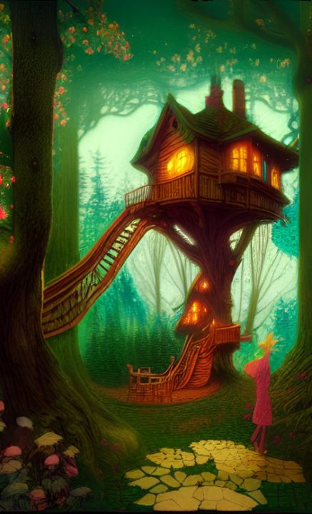 The Treehouse Collection - Erica's Digital NFT Art