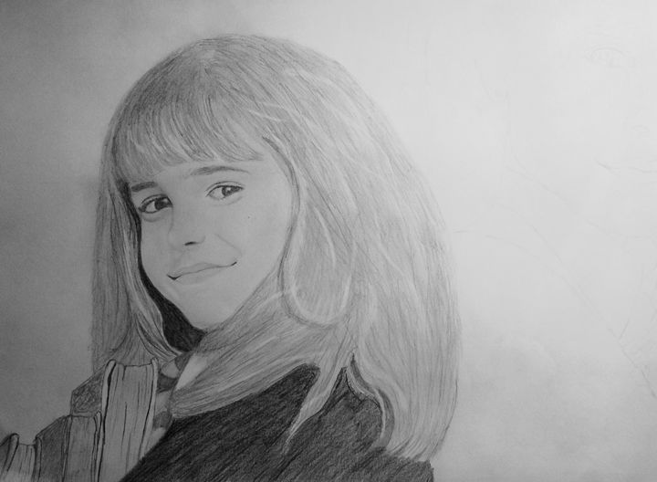 How To Draw Hermione - YouTube | Hermione granger drawing, Harry potter  drawings easy, Harry potter art drawings
