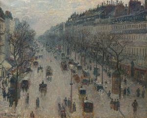 19th Century Painting of Paris