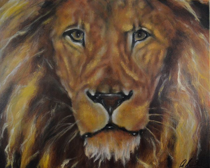 Cecil The Aftrican Lion - Timeless Art On Canvas