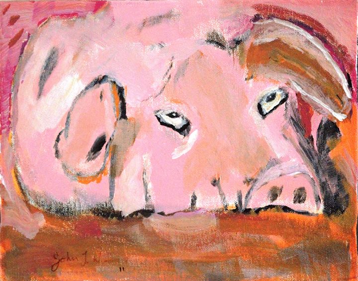 The Three Little Piggies (No. 2) - Timeless Art On Canvas