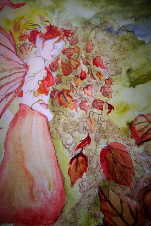 Fall Fairy - Anna Poh Art
