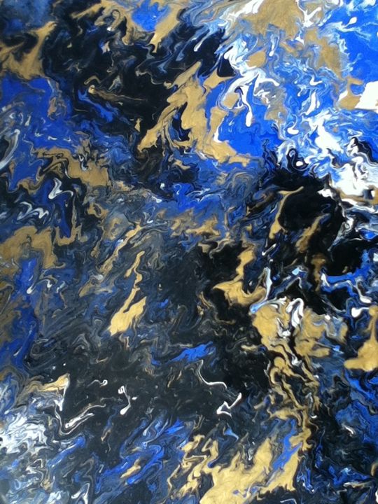 Paint mix up-Abstract - Kelly's Kreations