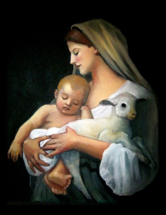 Madonna And Child Metal Prints for Sale