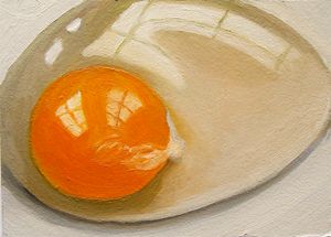 Raw Egg Painting