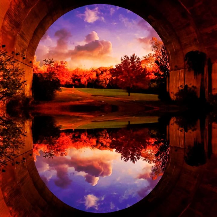 Tunnel Reflections - Kat Gail Art Photography