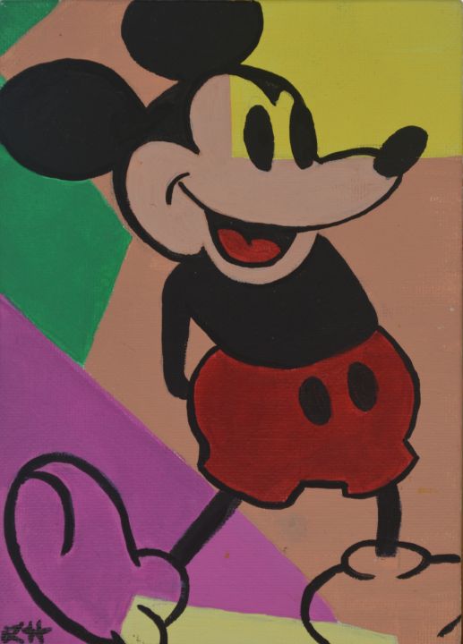 Baby Products Online - Disney Cartoon Mickey Mouse Canvas New Girl