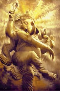 Dancing Ganapti
