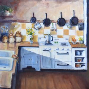 Mrs. Butterworth's Kitchen - NanPerryArt
