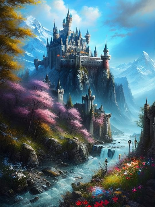 Guardian Castle - PK ARTIST9 - Drawings & Illustration, Landscapes ...