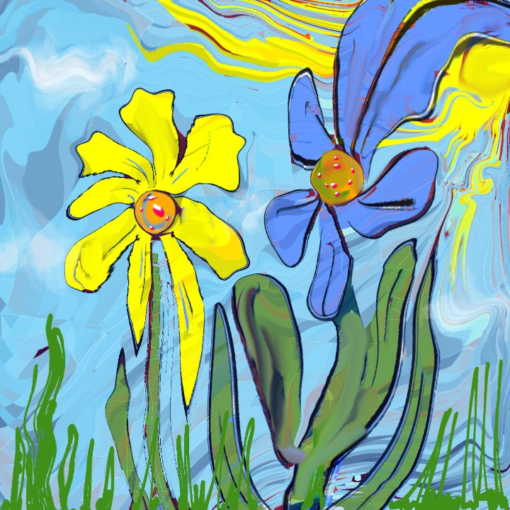 flowers-stoogi-moo-digital-art-ai-flowers-plants-trees