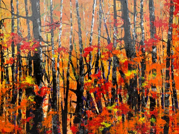 Awesome Autumn - Jerry Aissis Watercolors and Oils - Paintings & Prints ...