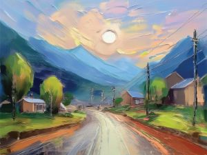 Sunset Soon - Thomas Creek Productions - Digital Art & AI, Landscapes ...