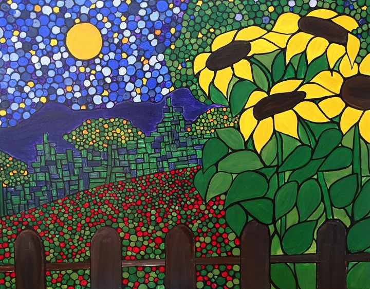 How does your garden grow - Rachel Olynuk Art - Paintings & Prints
