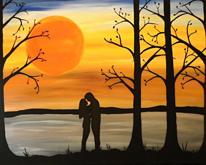 Summer romance - Rachel Olynuk Art - Paintings & Prints, People