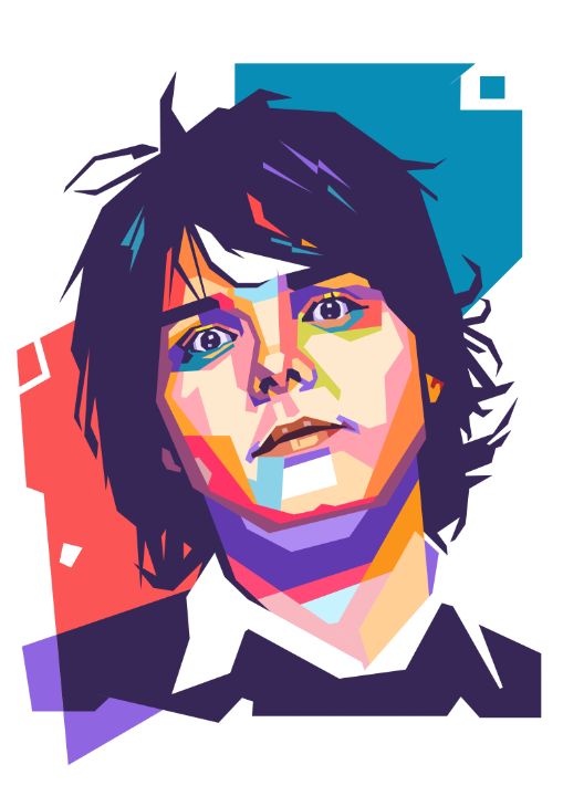 Gerard Way wpap art - WPAP art - Paintings & Prints, People & Figures ...