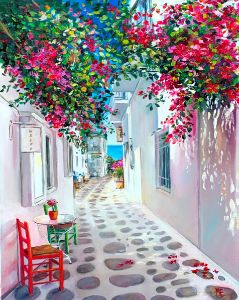 Bright colors of Greece