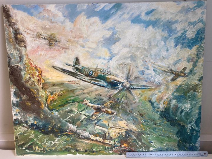 Hurricane in action - Stephen J Harvey - Paintings & Prints