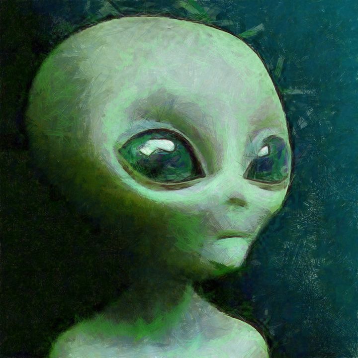 Baby Alien by Raphael Terra Esoterica Art Agency Paintings & Prints
