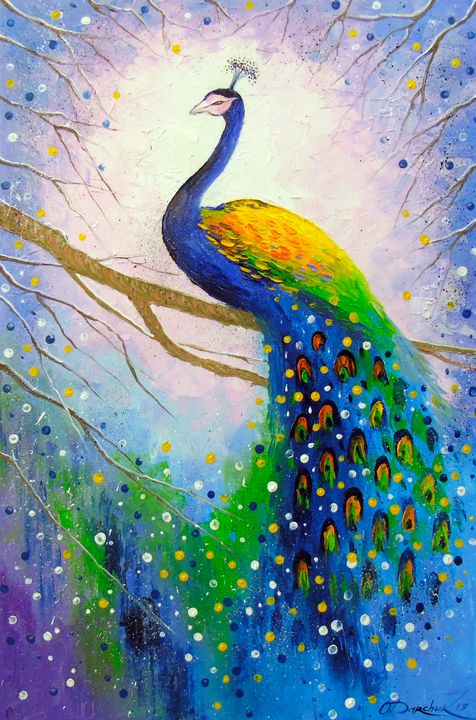 Peacock - Olha Darchuk - Paintings & Prints, Animals, Birds, & Fish ...