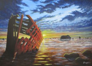 Ebb Tide and Shipwreck - John Penney