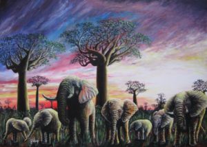 African Sunset - John Penney