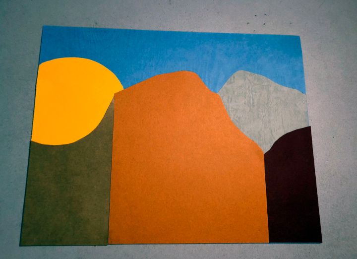 Sun Rise Over Painted Mountain - HowardMoon