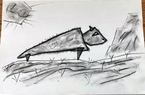 Buffalo On Prairie