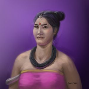 tribal woman