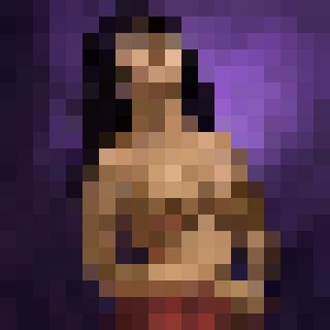 the girl semi nude