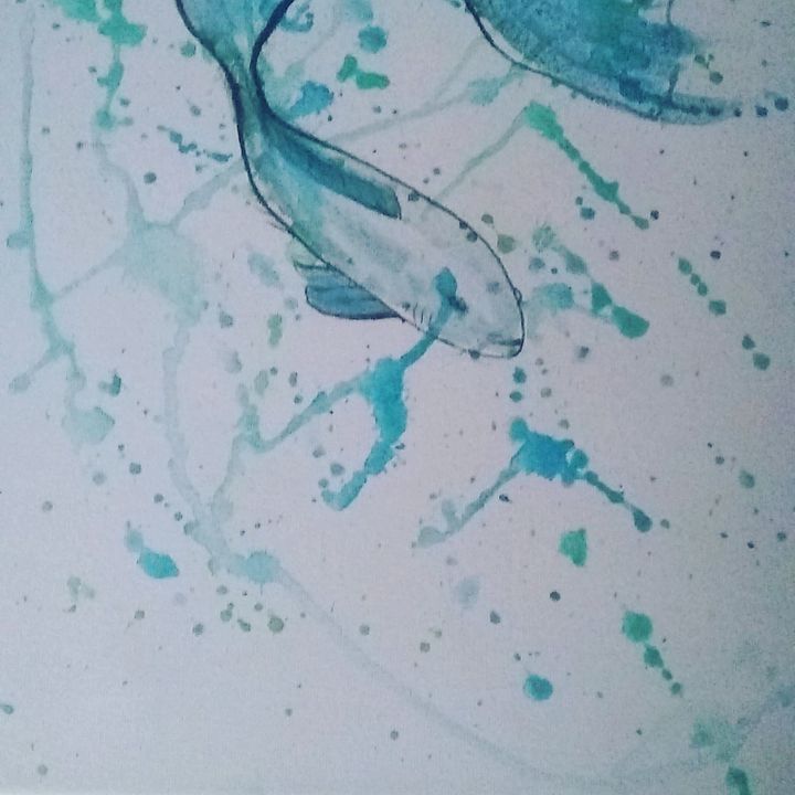 Fish watercolour - Lorraine lee