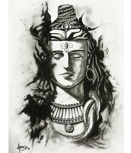 Buy Shivas Trilogy Cover Original Pencil Art Online in India  Etsy