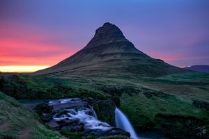 Mt. Kirkjufell at Sunset