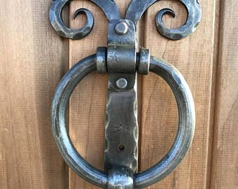 Handforged Iron door knocker - HillForge