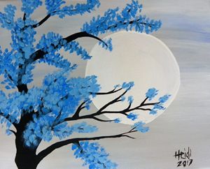 Cherry Blossom Tree - Kreative Kustom Gallery - Digital Art, Flowers,  Plants, & Trees, Trees & Shrubs, Flowering Chinese Tree - ArtPal