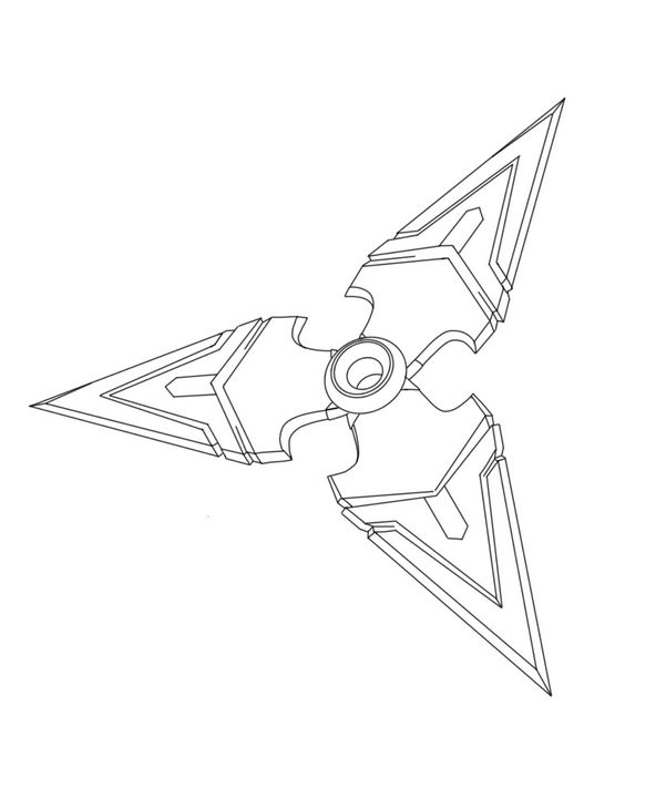 Genji Shuriken - Shun - Digital Art & AI, Abstract