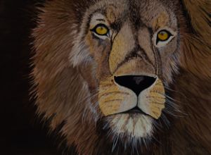 Fierce Lion - SirG - Paintings & Prints, Animals, Birds, & Fish, Wild Cats,  African Lion - ArtPal