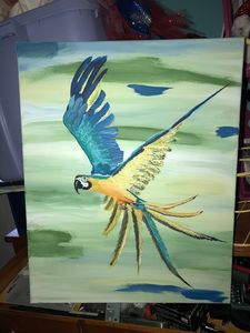 Soaring parrot