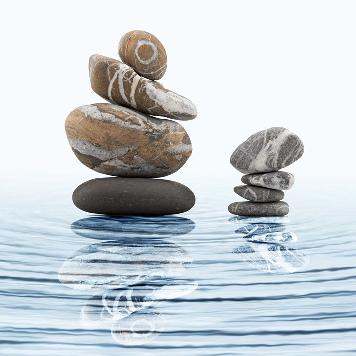 Zen stones in water - pbombaert - Photography, Still Life, Other Still ...