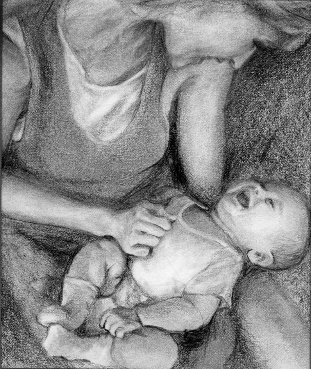 60 Simple Pencil Mother and Child Drawings | Mother and child drawing,  Children sketch, Baby drawing