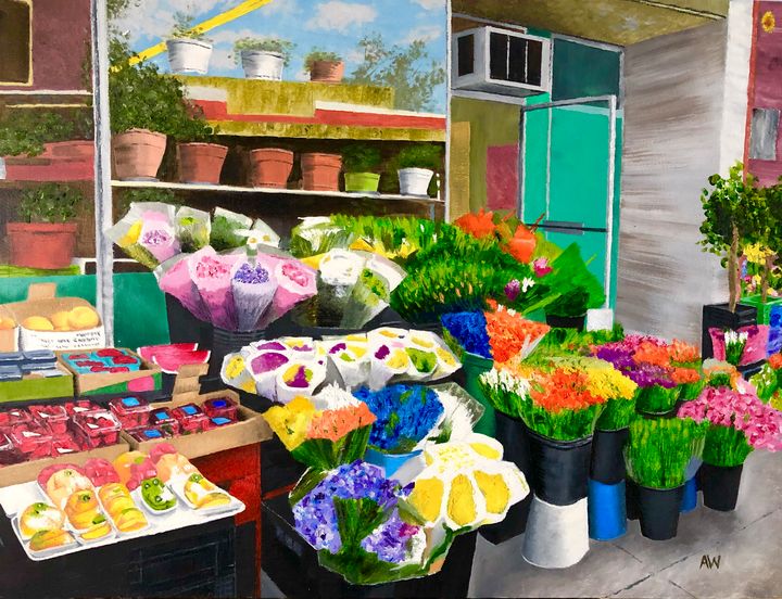 🌸 🌺 🌹 Flower Shop 💐🌷🌼🥀 - Andrew Williams Art