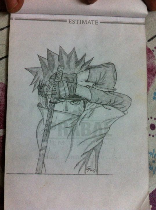 Drawing of Kakashi (naruto). - manga - Drawings & Illustration, Childrens  Art, Comics - ArtPal