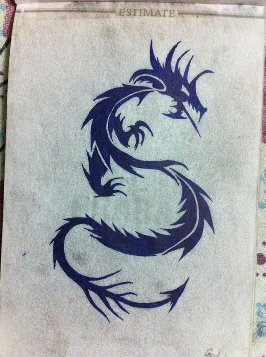 HD tribal dragon (tattoo) wallpapers | Peakpx