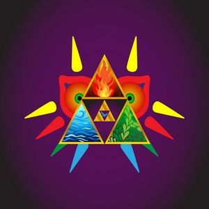 Zelda Inspired Majora Triforce Navi