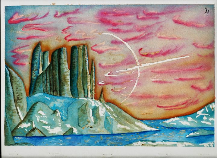 Alien Landscape - JulioBP - Paintings & Prints, Fantasy & Mythology ...