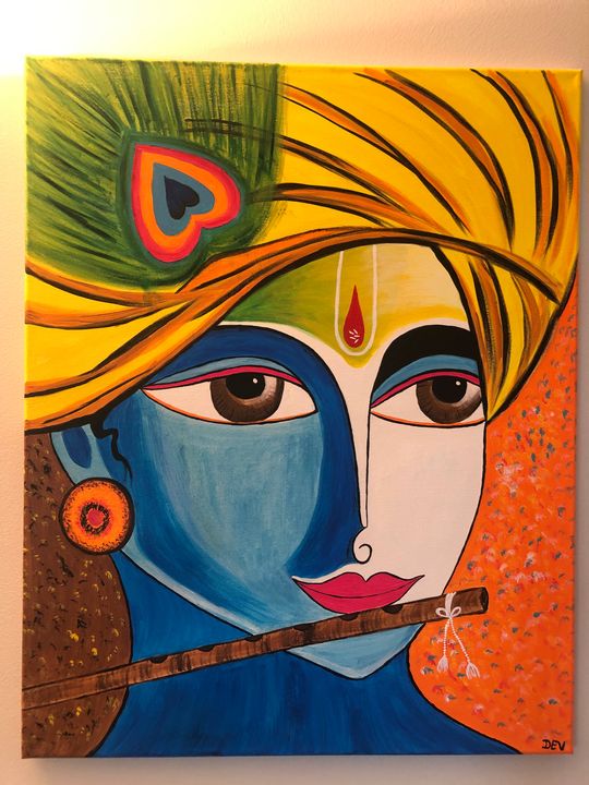 Pin by Nrupa Patel on Art.. | Indian art paintings, Mandala design art,  Krishna art
